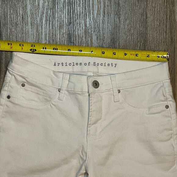 Articles of Society Sarah Skinny Jeans Size 26 Jegging‎ Stretch White - Picture 12 of 12